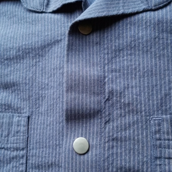 🎉HP🎉 Banana Republic Snap Button Down -XL - Picture 4 of 8